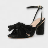 Fee - Sandals with a thick bow
