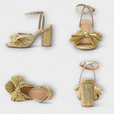 Fee - Sandals with a thick bow