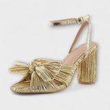 Fee - Sandals with a thick bow
