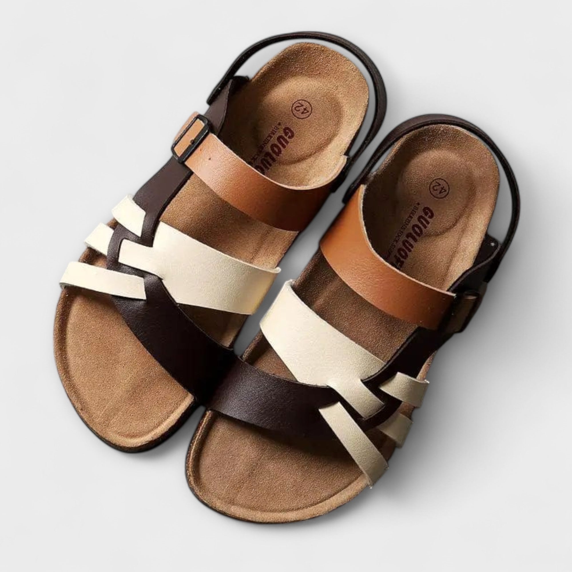 Martina - Luxuriöse Leder Sandalen