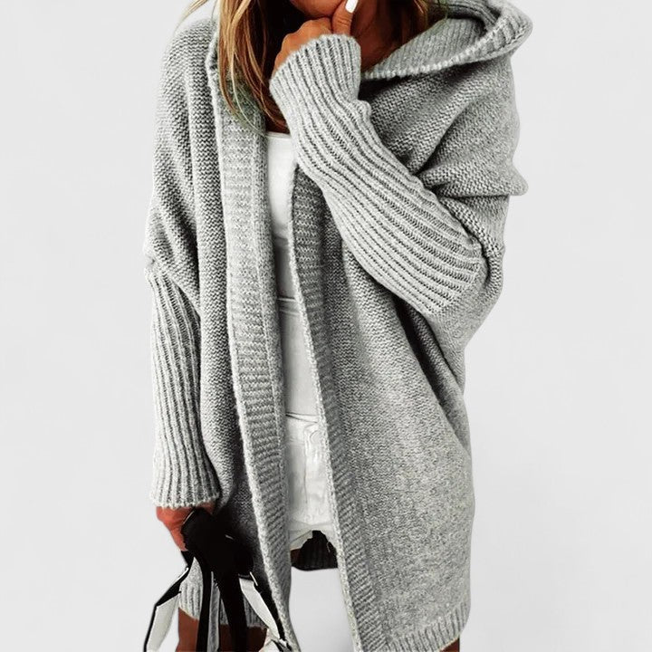 Davynne | Long hooded cardigan