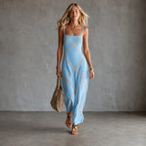 Amelia | Geometrikus mintás maxi ruha