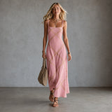 Amelia | Geometrikus mintás maxi ruha