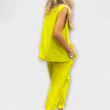 Jennifer - EntspanntesBaumwolle-Leinen Outfit