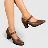 Brigitte | Mary Janes chunky sarokkal