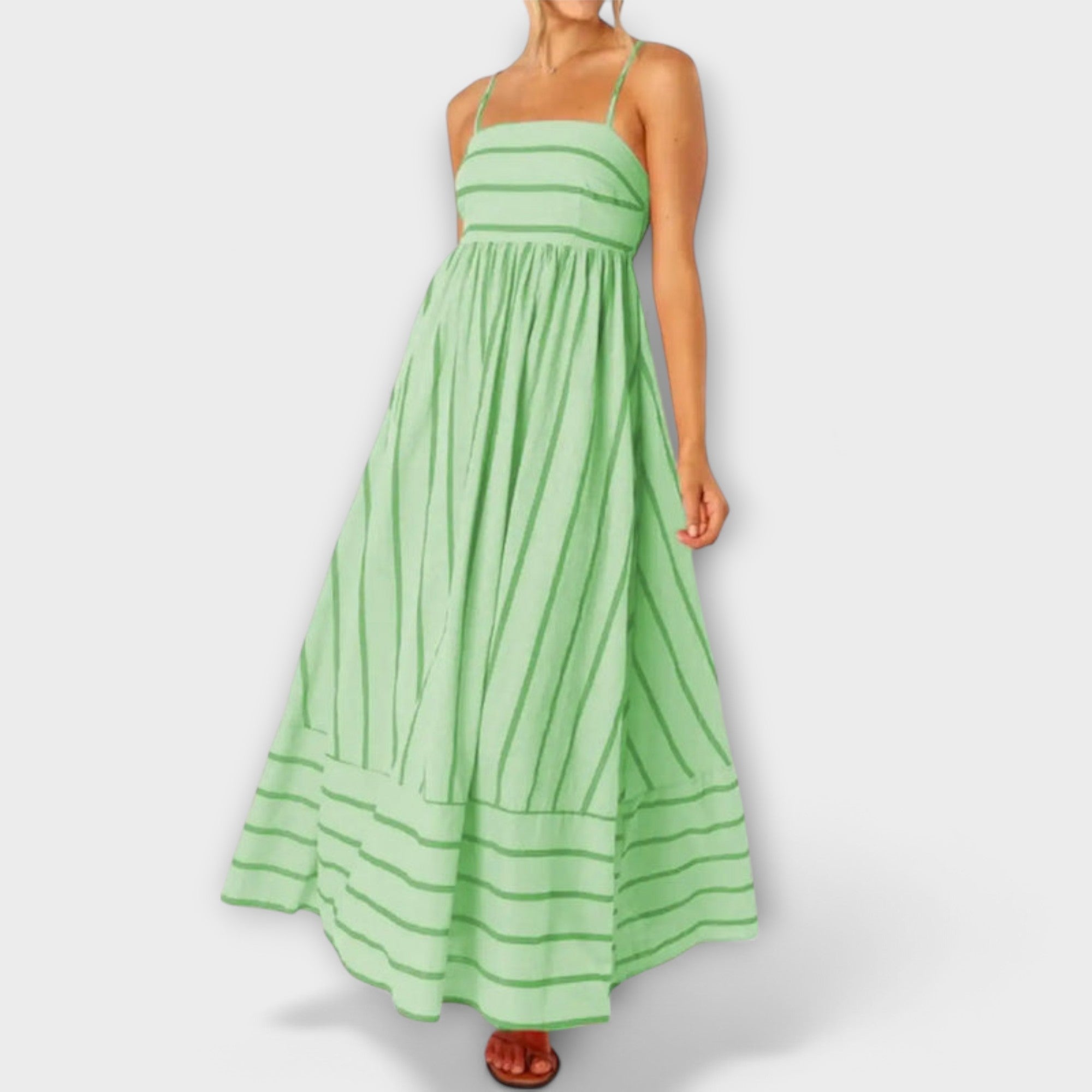 Svea - Maxi ruha Bare Bloom mintával