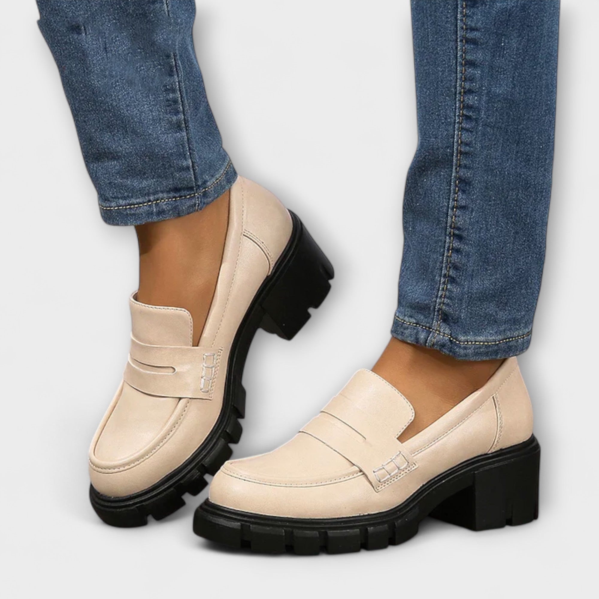 Harriet – Vagány loafer masszív sarokkal