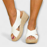 Elegáns espadrille szandálok