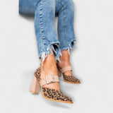 Avano – Leopardmintás Magassarkú Szandál