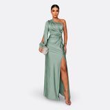 Maria – One-shoulder ruched dress