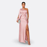 Maria – One-shoulder ruched dress