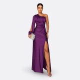 Maria – One-shoulder ruched dress