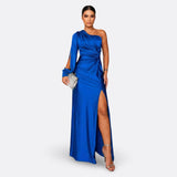 Maria – One-shoulder ruched dress