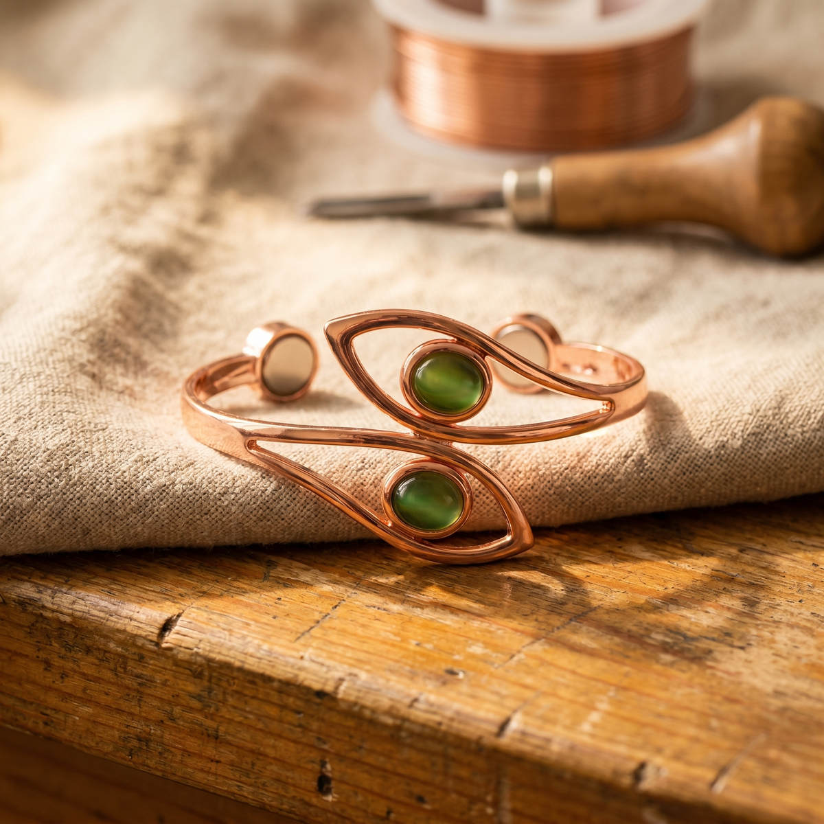 Copper jewelry from the ANNA GYOR collection