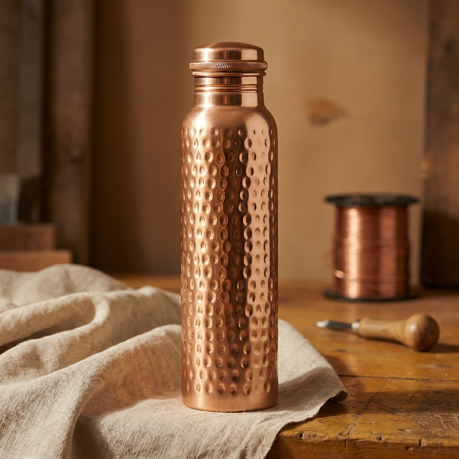 Copper accessory close-up