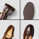 Margot | T-pántos brogue cipő