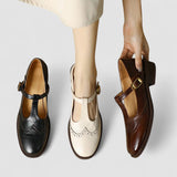 Margot | T-pántos brogue cipő