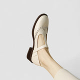 Margot | T-pántos brogue cipő