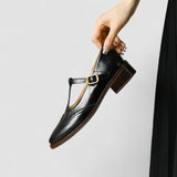 Margot | T-pántos brogue cipő