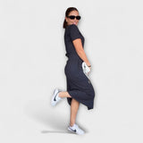 Danielle - Elegáns V-nyakú felső szoknyával