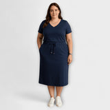 Danielle - Elegáns V-nyakú felső szoknyával