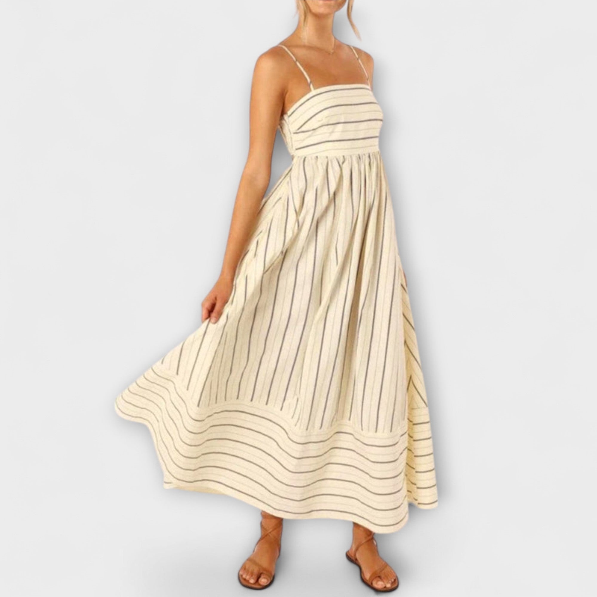 Svea - Maxi ruha Bare Bloom mintával