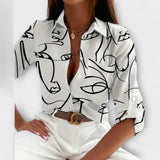 Classic-collared blouse
